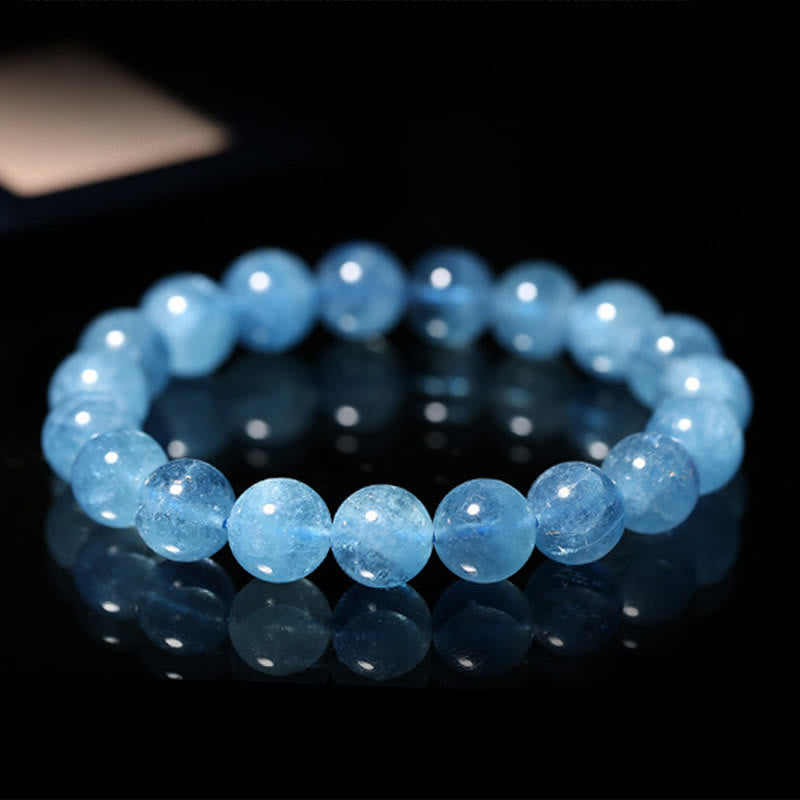 Pulsera de tranquilidad y amor con Buddha Stones que restauran la calma en colores fríos