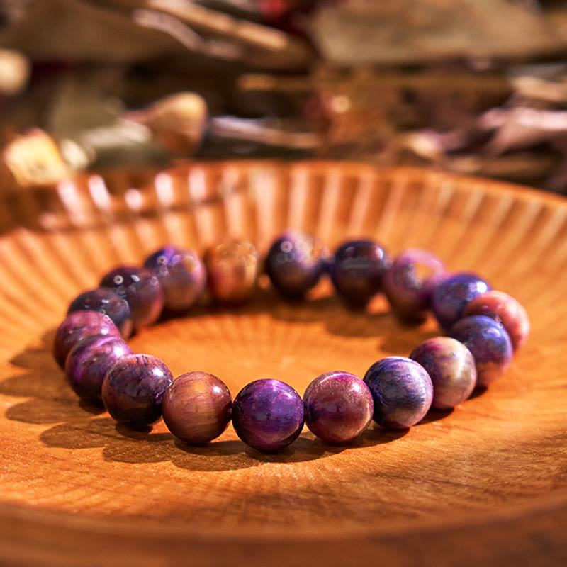 Pulsera de tranquilidad y amor con Buddha Stones que restauran la calma en colores fríos