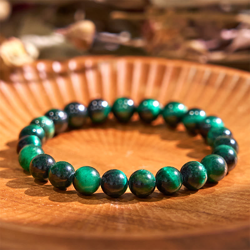 Pulsera de tranquilidad y amor con Buddha Stones que restauran la calma en colores fríos