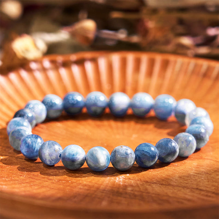 Pulsera de tranquilidad y amor con Buddha Stones que restauran la calma en colores fríos