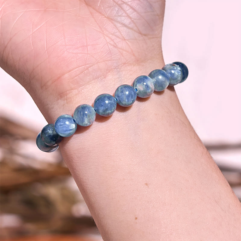 Pulsera de tranquilidad y amor con Buddha Stones que restauran la calma en colores fríos