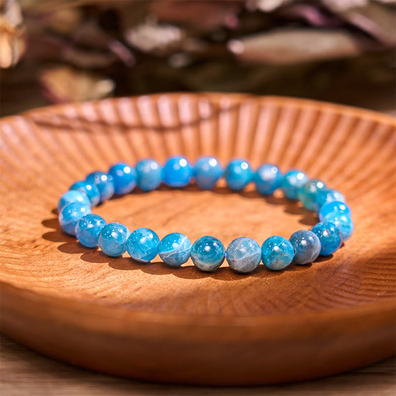 Pulsera de tranquilidad y amor con Buddha Stones que restauran la calma en colores fríos