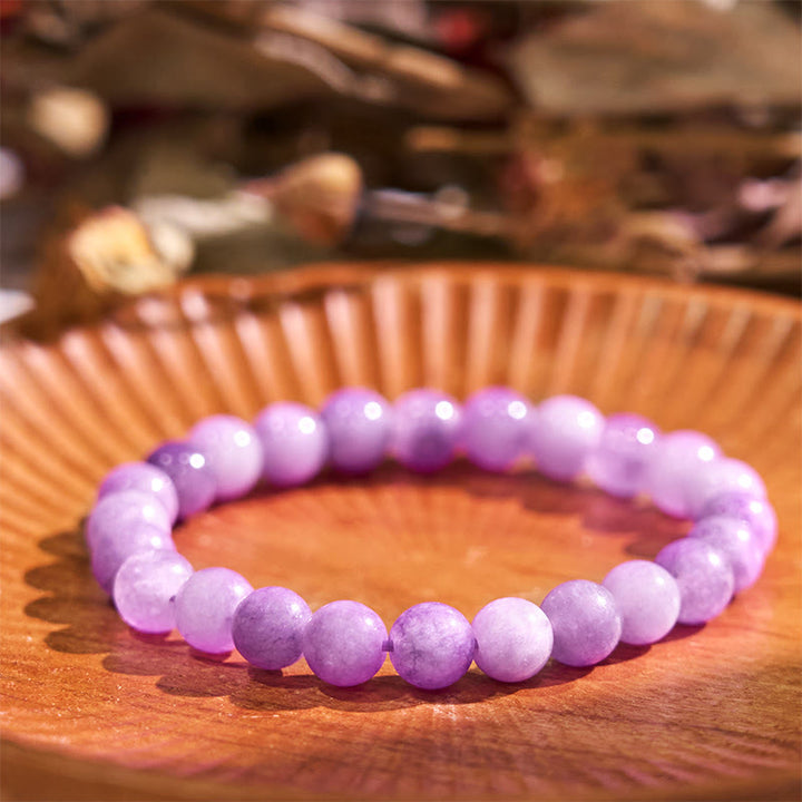 Pulsera de tranquilidad y amor con Buddha Stones que restauran la calma en colores fríos