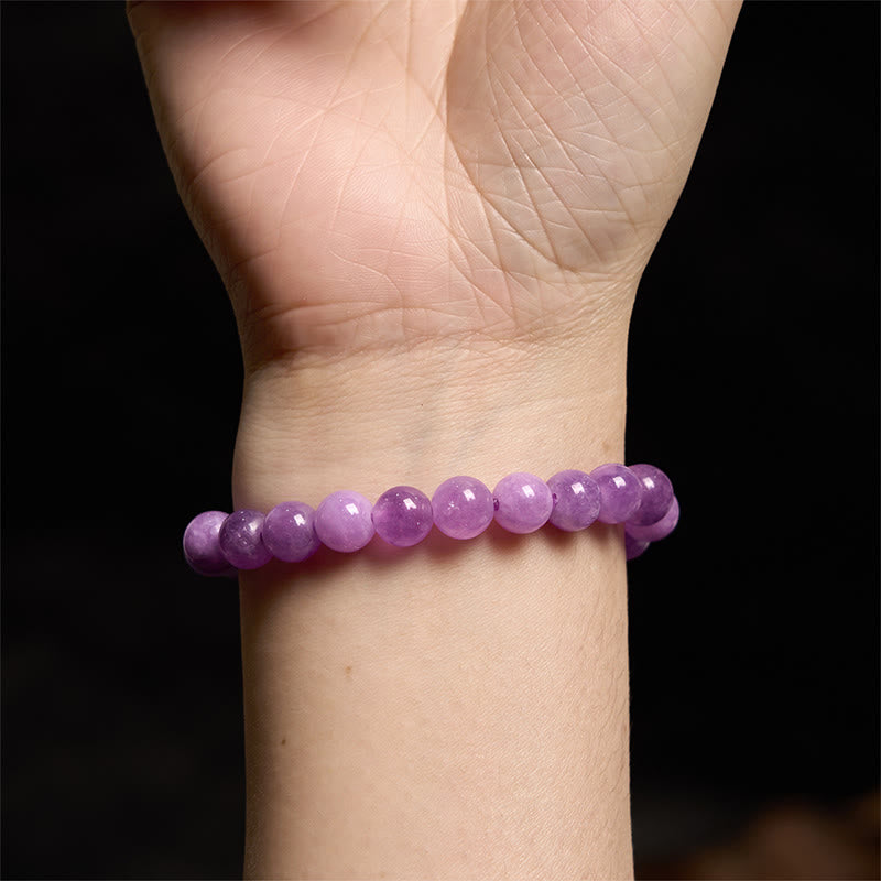 Pulsera de tranquilidad y amor con Buddha Stones que restauran la calma en colores fríos