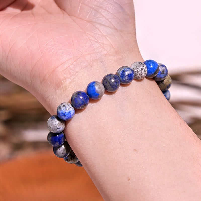 Pulsera de tranquilidad y amor con Buddha Stones que restauran la calma en colores fríos