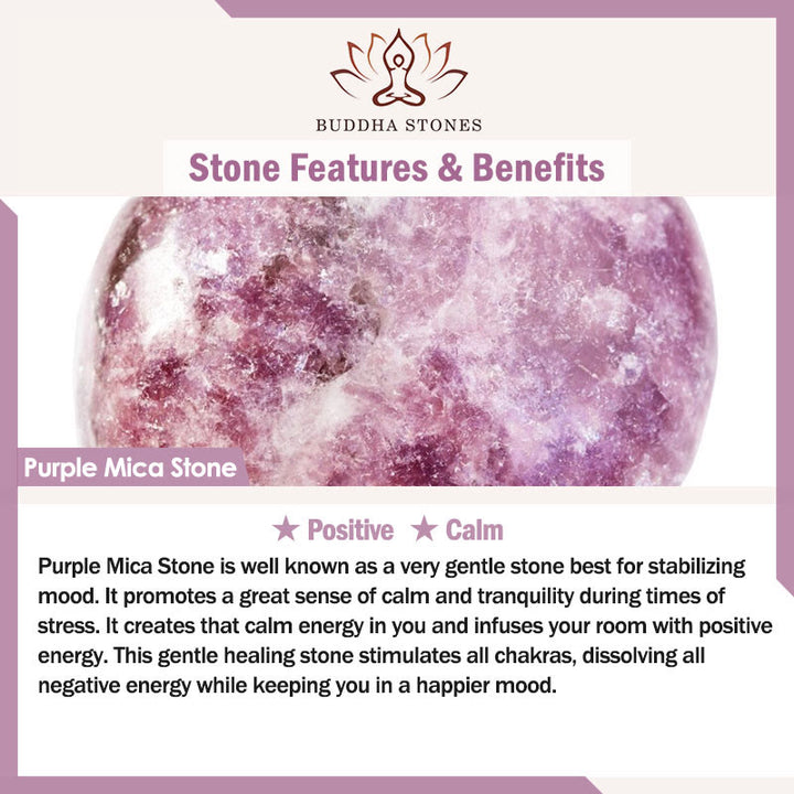 Pulsera de tranquilidad y amor con Buddha Stones que restauran la calma en colores fríos
