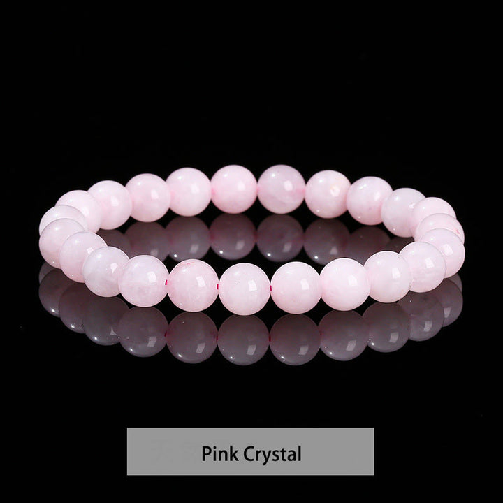 Pulsera curativa de cuarzo rosa, amatista, aventurina verde y varias piedras de cristal de Buddha Stones - Cristal rosa - 10 mm (circunferencia de la muñeca 14-16 cm) - image 18