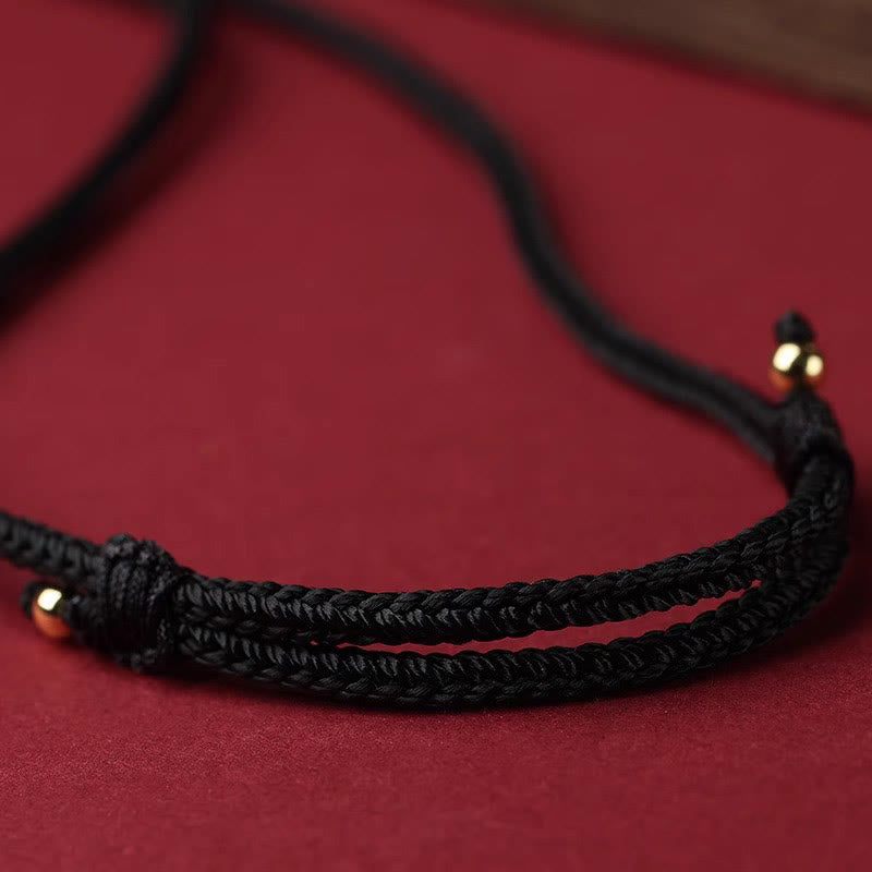 Colgante de collar con bendición de hilo negro con Buddha Stones y cinabrio del zodíaco chino - image 17