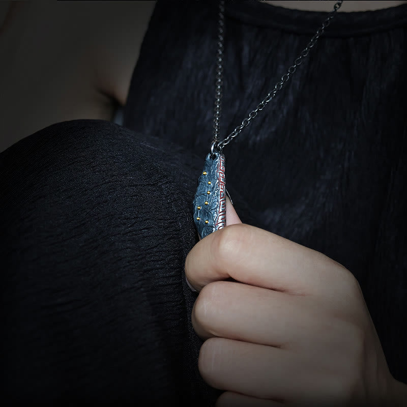 Colgante de plata de ley 999 con forma de Osa Mayor y Buddha Stones