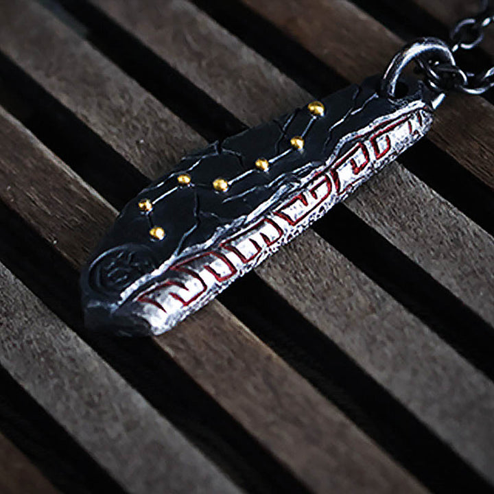 Colgante de plata de ley 999 con forma de Osa Mayor y Buddha Stones - image 7