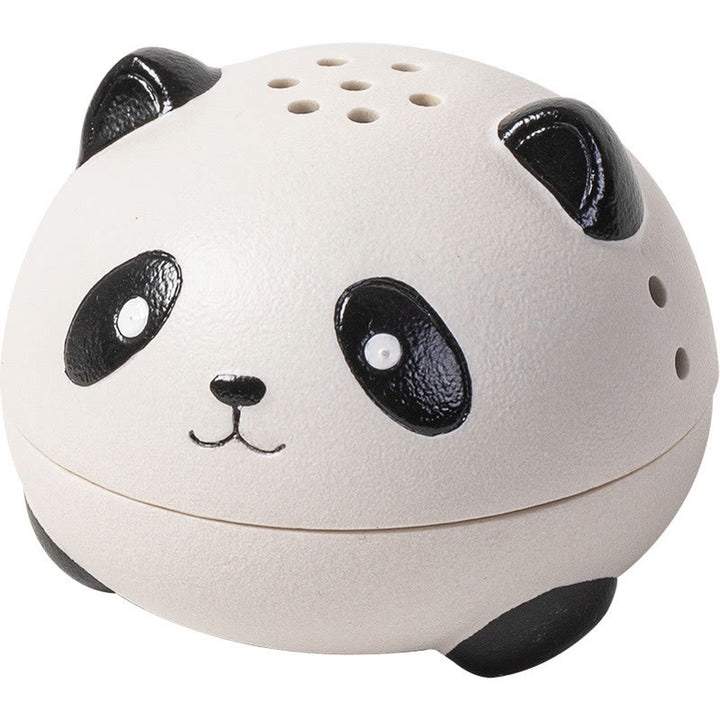 Quemador de incienso de cerámica curativo con forma de panda y Buddha Stones para decoración de escritorio