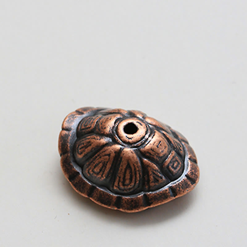 Quemador de incienso curativo con forma de tortuga y caracol de aleación de Buddha Stones, decoración de escritorio