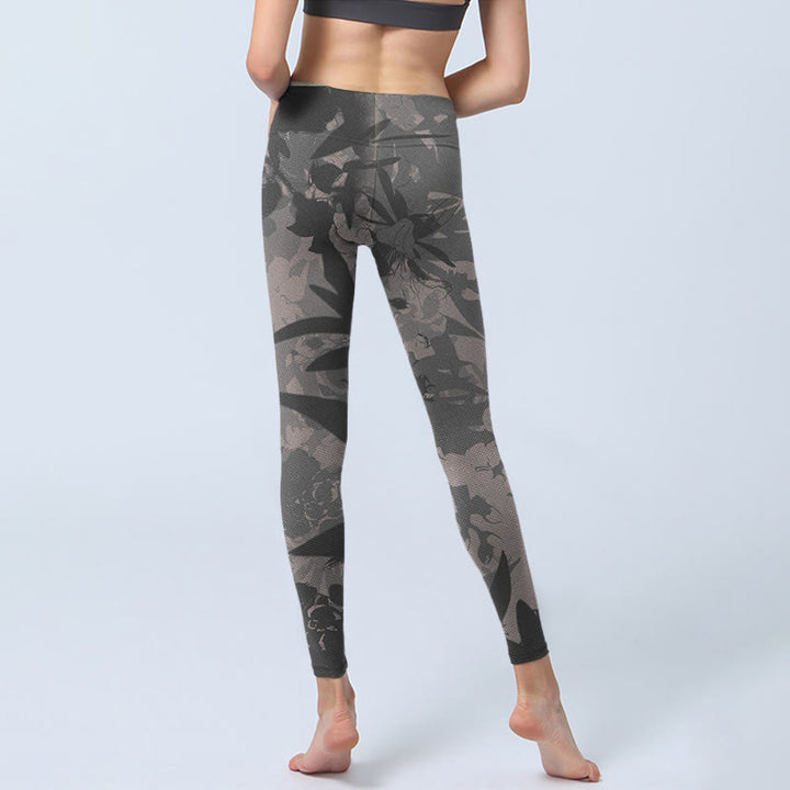 Leggings de yoga para mujer con estampado de Buddha Stones - image 6