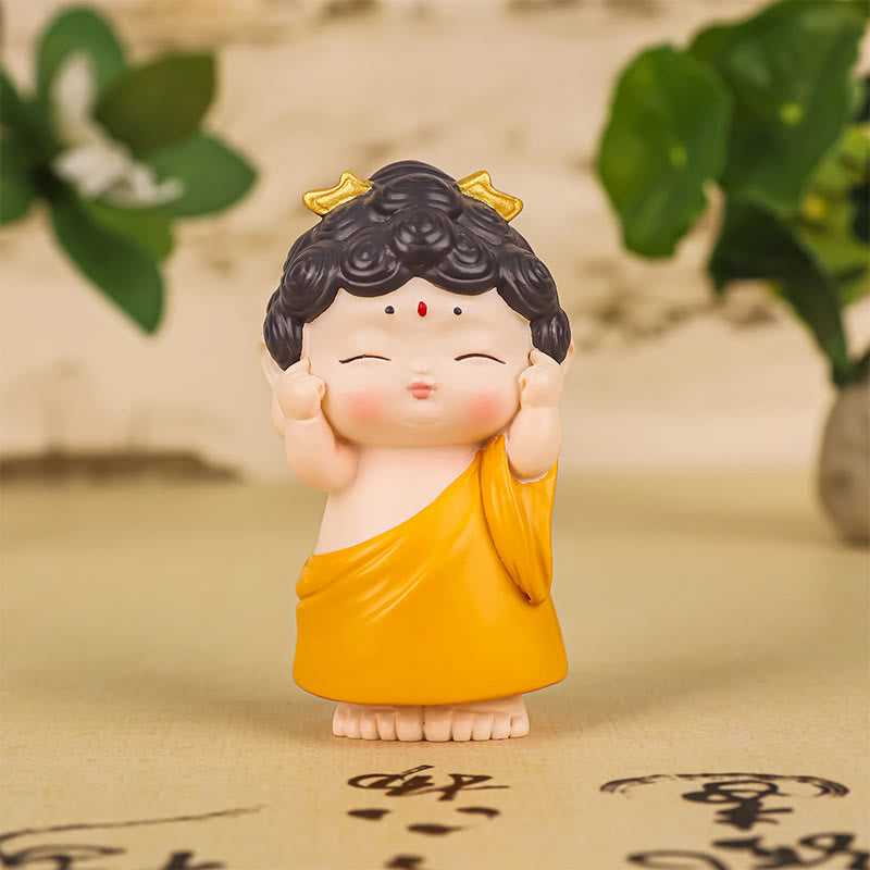 Estatua de resina de Buddha Stones Amitabha con loto para meditación y piedras de Buda, decoración del hogar con compasión