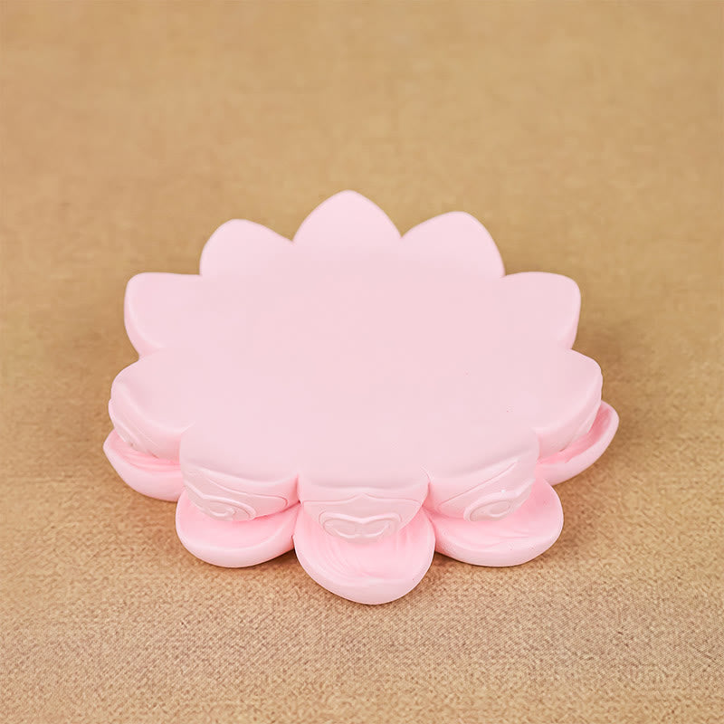 Estatua de resina para niño y niña con diseño de loto de Avalokitesvara y Buddha Stones para meditación, armonía y decoración del hogar - image 18