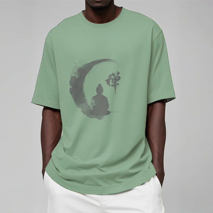 Camiseta de algodón con estampado de Buddha Stones de Buda - image 13