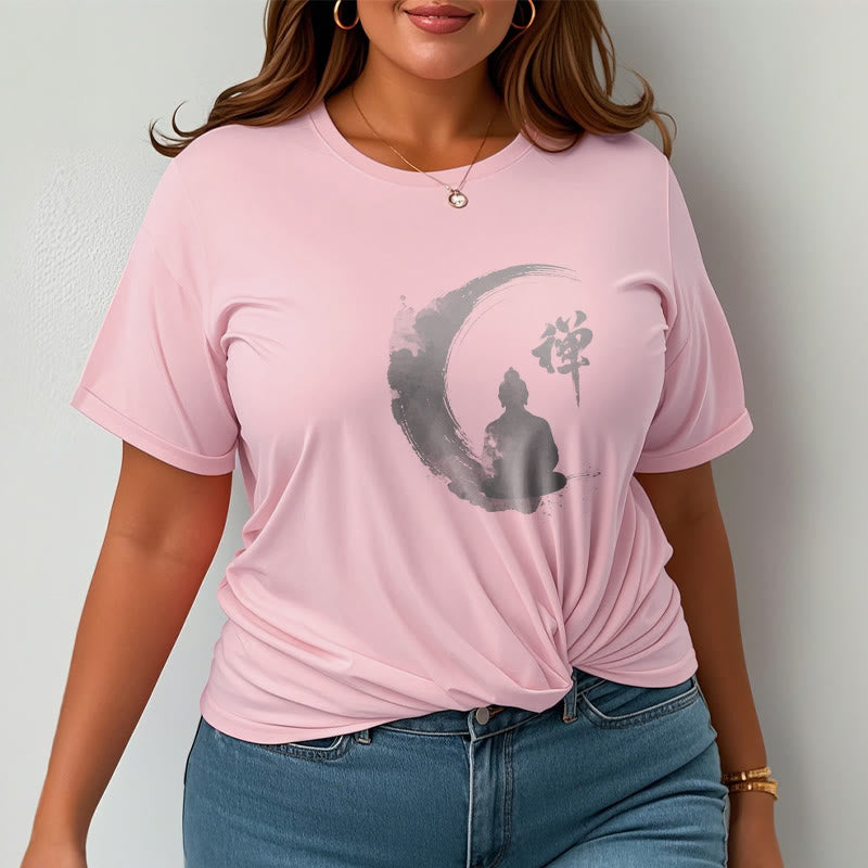 Camiseta de algodón con estampado de Buddha Stones de Buda - image 9