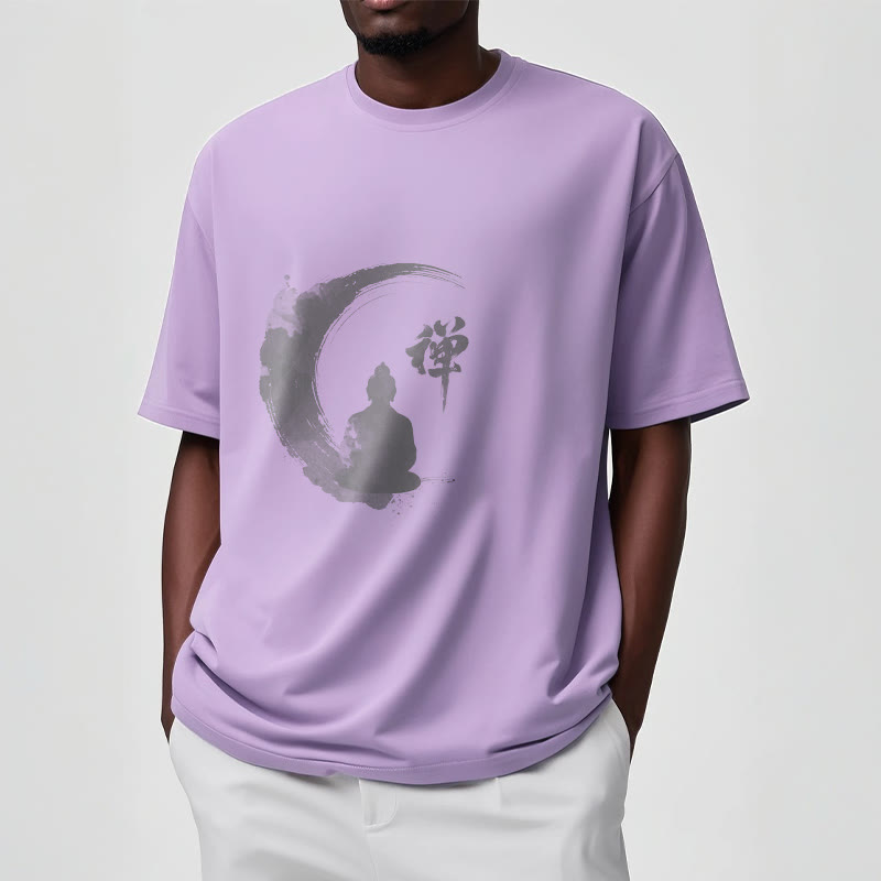 Camiseta de algodón con estampado de Buddha Stones de Buda - image 15