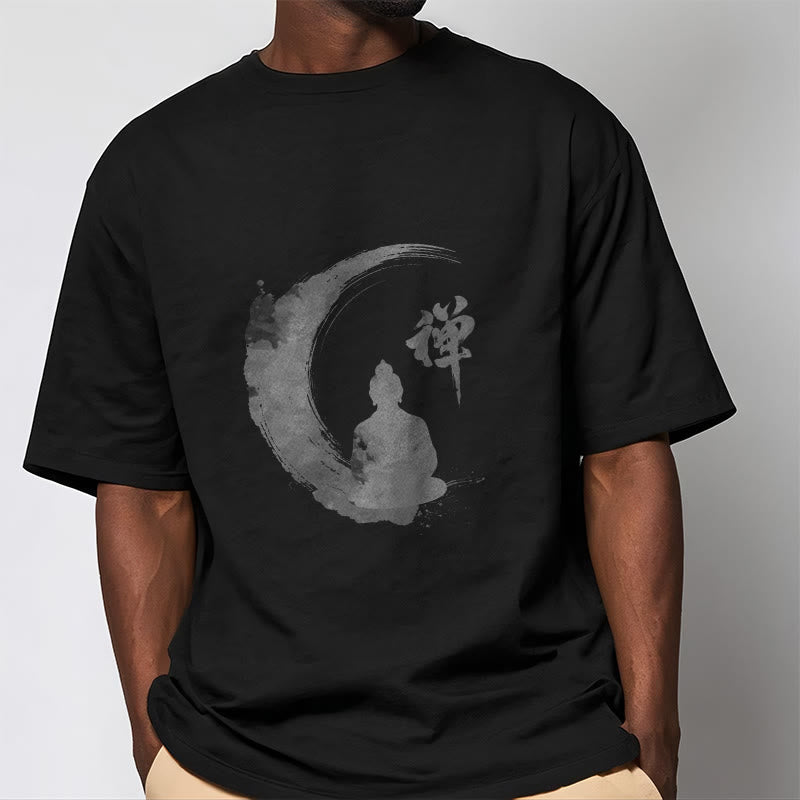 Camiseta de algodón con estampado de Buddha Stones de Buda - image 6