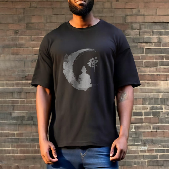 Camiseta de algodón con estampado de Buddha Stones de Buda - image 8