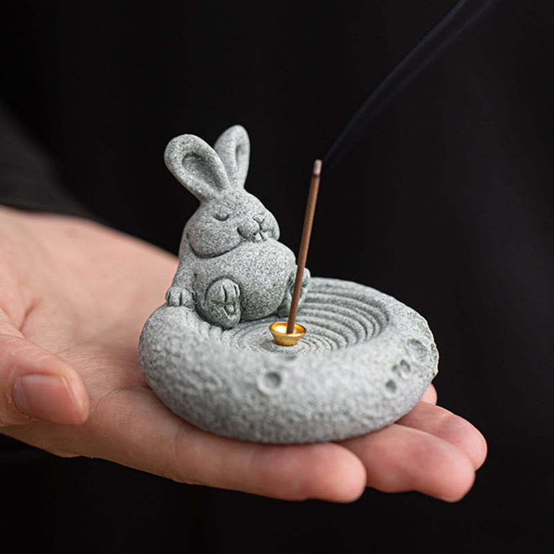 Quemador de incienso curativo con Buddha Stones y zodíaco chino para decoración de escritorio