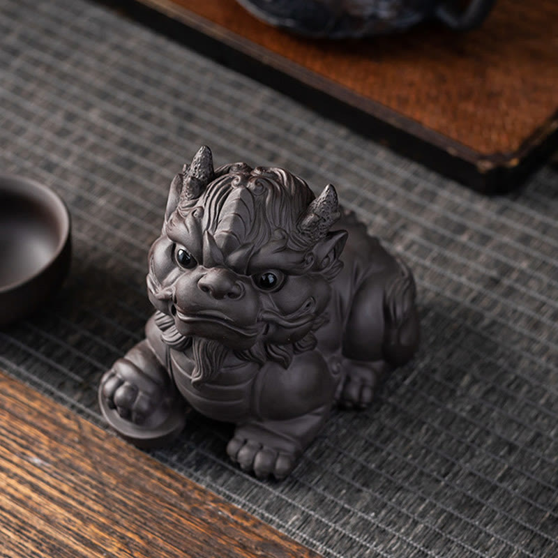 Buddha Stones, PiXiu, para té, mascota, riqueza, decoración del hogar - image 6