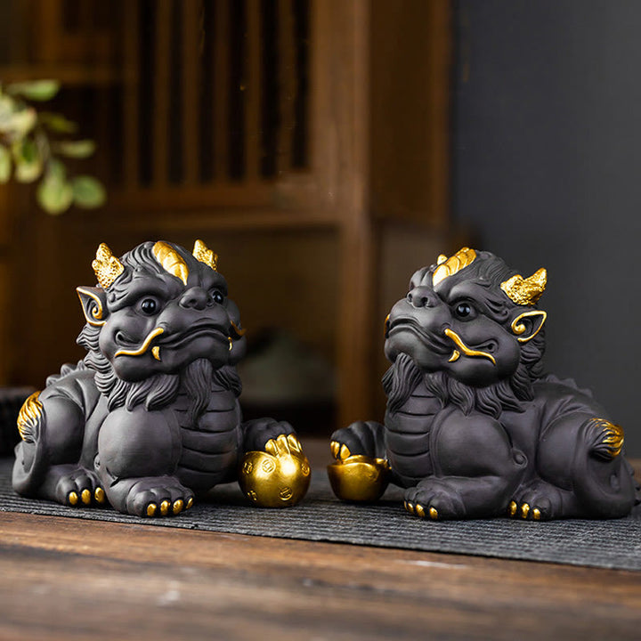 Buddha Stones, PiXiu, para té, mascota, riqueza, decoración del hogar