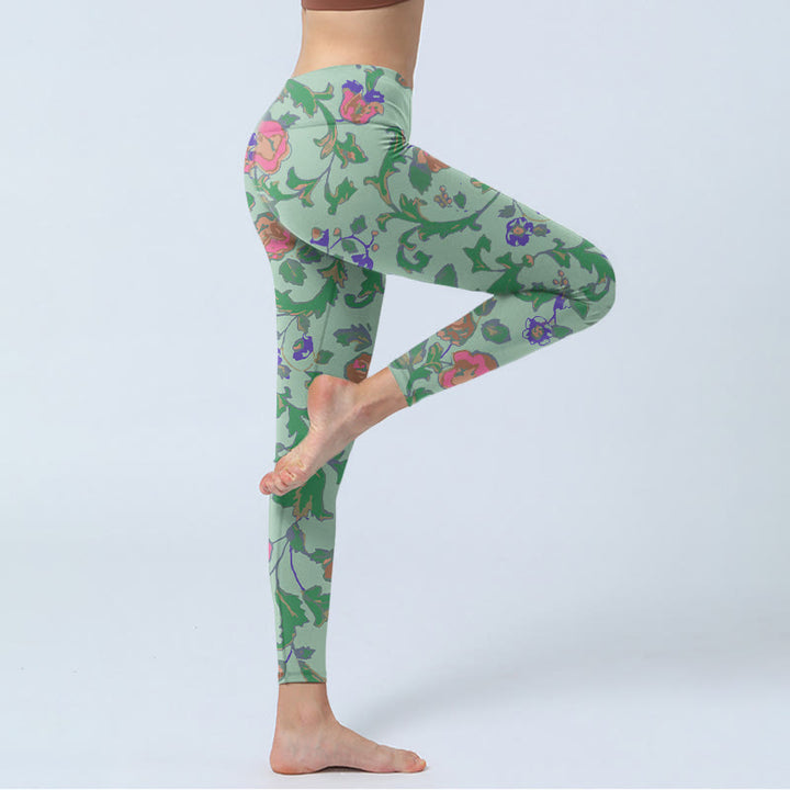 Leggings de yoga para mujer con estampado de Buddha Stones - image 3