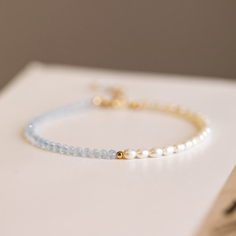 Pulsera de la sabiduría de cobre bañada en oro de 14 k con cuentas ultrafinas de turquesa y Buddha Stones de 2 mm