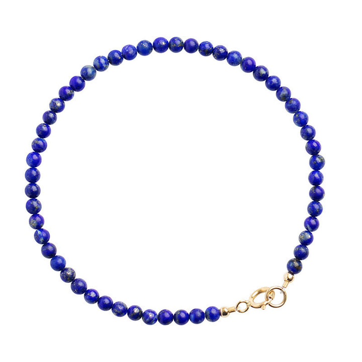 Pulsera de equilibrio con cuentas ultrafinas de lazurita y Buddha Stones