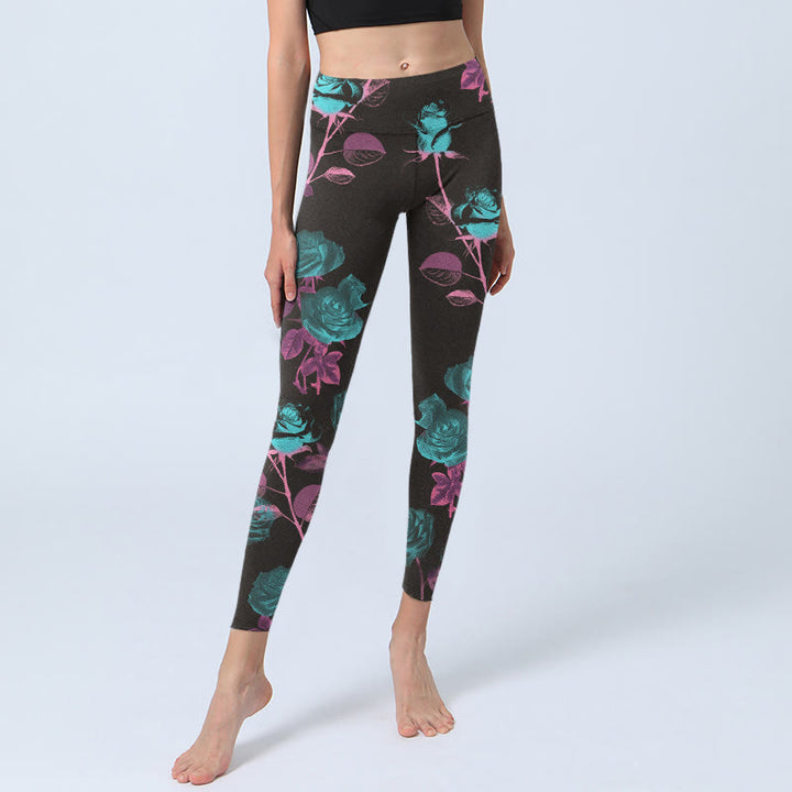 Leggings de yoga para mujer con estampado de Buddha Stones - image 5