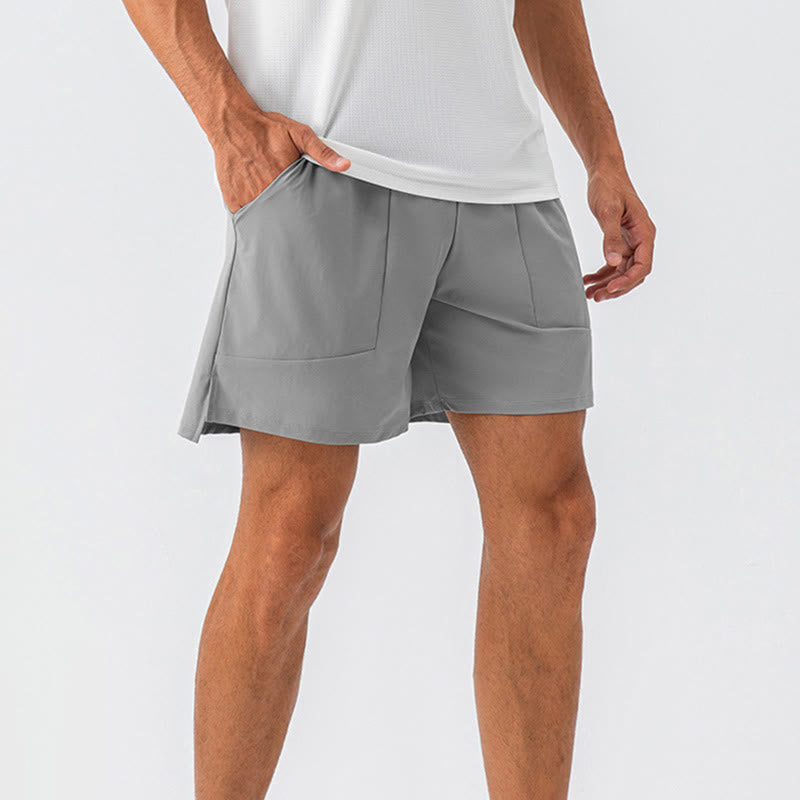 Pantalones cortos deportivos casuales de secado rápido con bolsillos para hombre de Buddha Stones - image 18