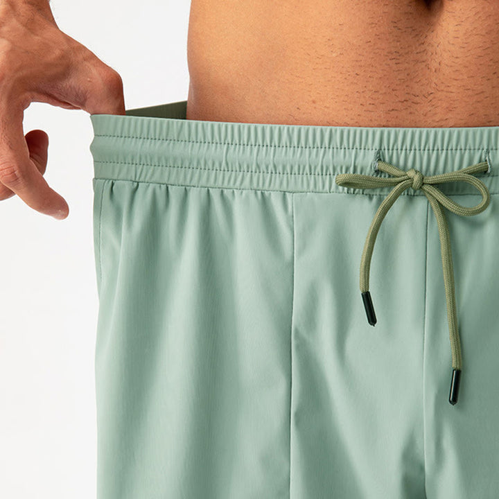 Pantalones cortos deportivos informales de nailon de secado rápido con bolsillos para hombre de Buddha Stones - image 15