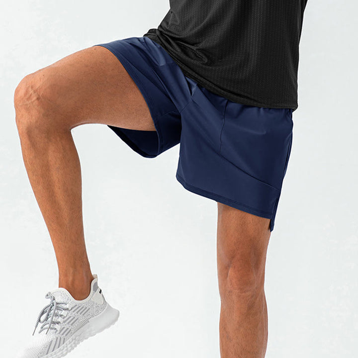 Pantalones cortos deportivos casuales de secado rápido con bolsillos para hombre de Buddha Stones