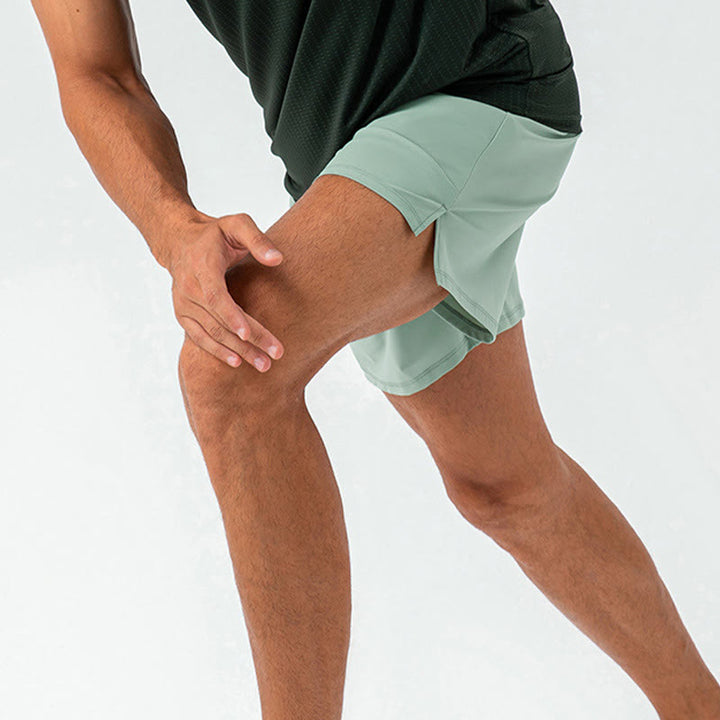 Pantalones cortos deportivos casuales de secado rápido con bolsillos para hombre de Buddha Stones - image 9