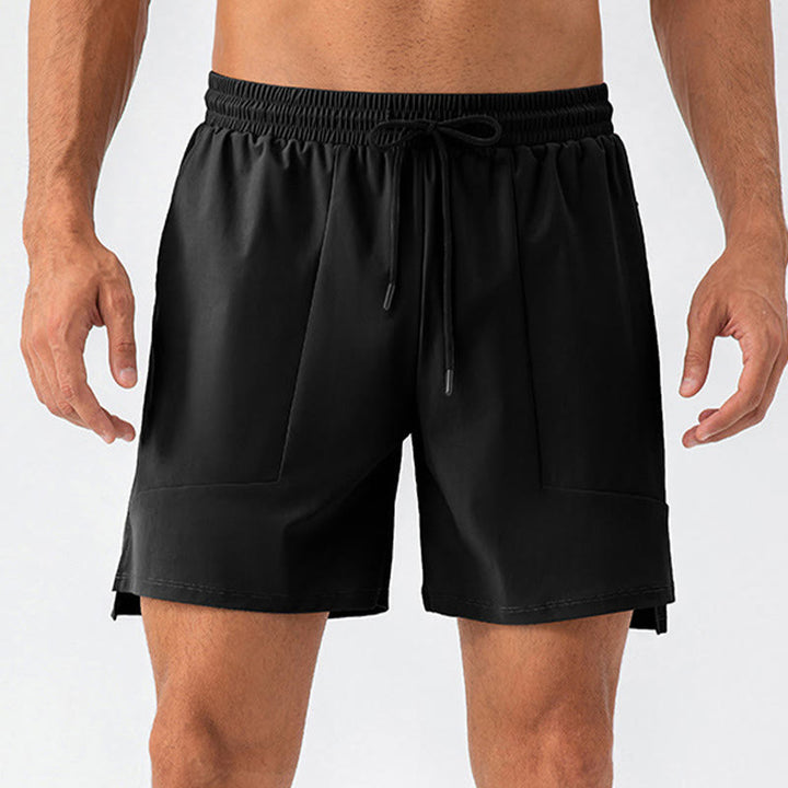 Pantalones cortos deportivos informales de nailon de secado rápido con bolsillos para hombre de Buddha Stones - image 26