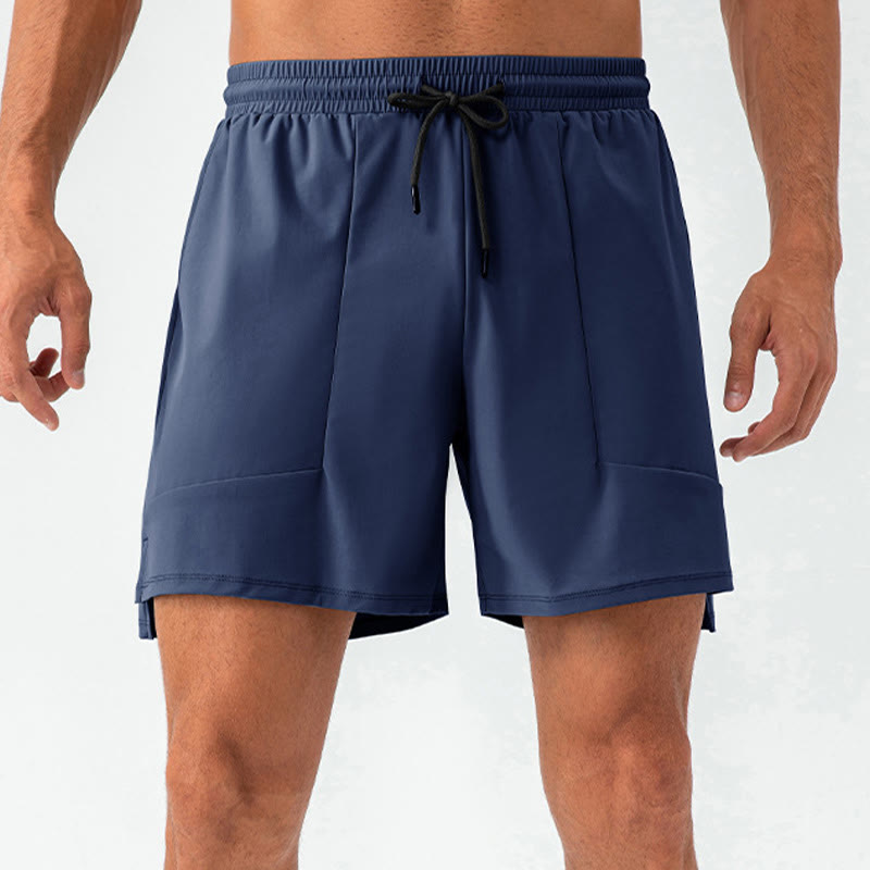 Pantalones cortos deportivos casuales de secado rápido con bolsillos para hombre de Buddha Stones - image 20