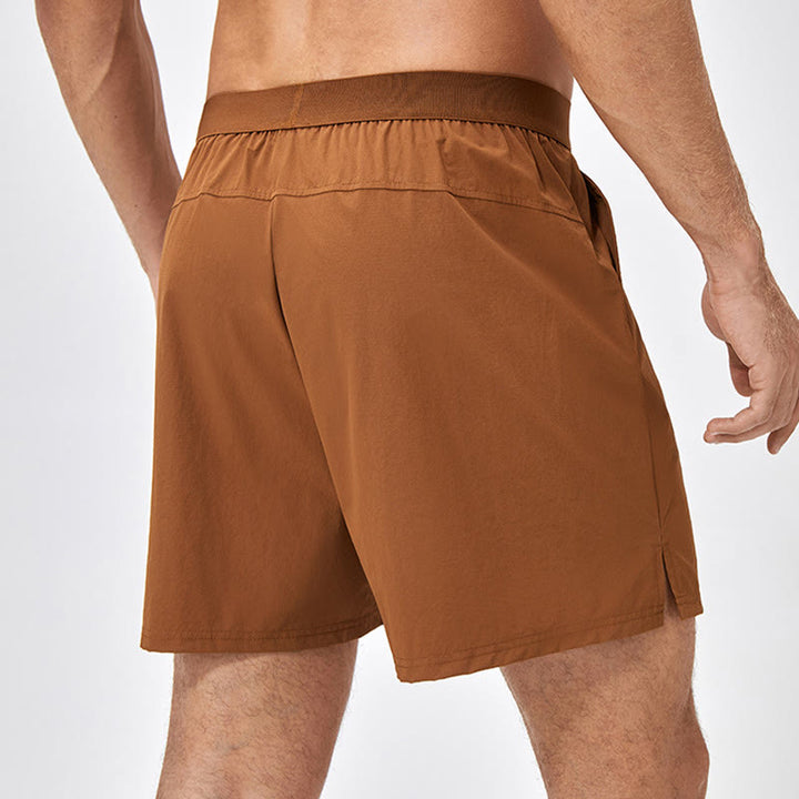 Pantalones cortos deportivos de secado rápido de nailon holgados e informales para hombre de Buddha Stones con bolsillos - image 3