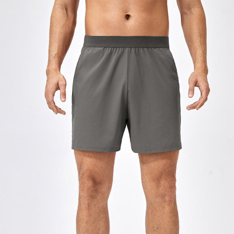 Pantalones cortos deportivos de secado rápido de nailon holgados e informales para hombre de Buddha Stones con bolsillos - image 12