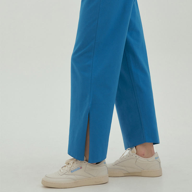 Pantalones Leica de cintura alta para mujer, informales, holgados, con bolsillos y dobladillo anudado, con Buddha Stones - image 50