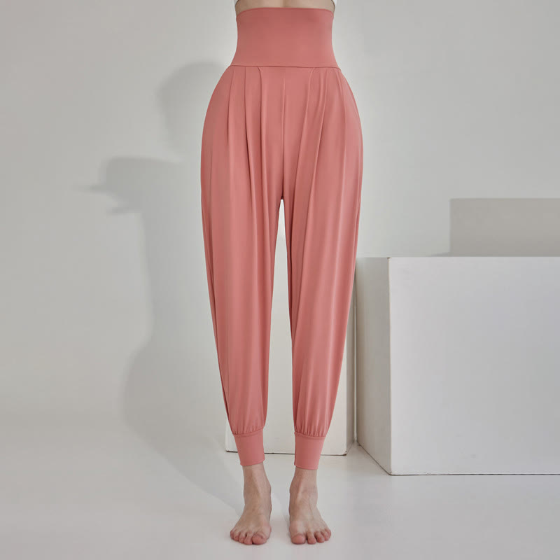 Pantalones Leica de talle alto, informales, de secado rápido y con bolsillos para mujer de Buddha Stones - Coral claro - US4，UK/AU8，EU36 (L) - image 21