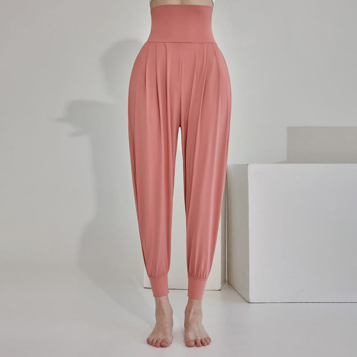 Pantalones Leica de talle alto, informales, de secado rápido y con bolsillos para mujer de Buddha Stones - Coral claro - US4，UK/AU8，EU36 (L) - image 21