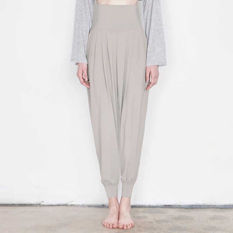 Pantalones Leica de talle alto, informales, de secado rápido y con bolsillos para mujer de Buddha Stones - Gris claro - US4，UK/AU8，EU36 (L) - image 37