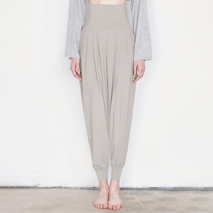 Pantalones Leica de talle alto, informales, de secado rápido y con bolsillos para mujer de Buddha Stones - Gris claro - US4，UK/AU8，EU36 (L) - image 37