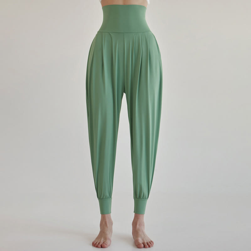 Pantalones Leica de talle alto, informales, de secado rápido y con bolsillos para mujer de Buddha Stones - Aguamarina mediana - US4，UK/AU8，EU36 (L) - image 28
