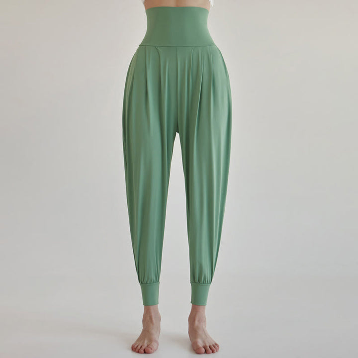 Pantalones Leica de talle alto, informales, de secado rápido y con bolsillos para mujer de Buddha Stones - Aguamarina mediana - US4，UK/AU8，EU36 (L) - image 28