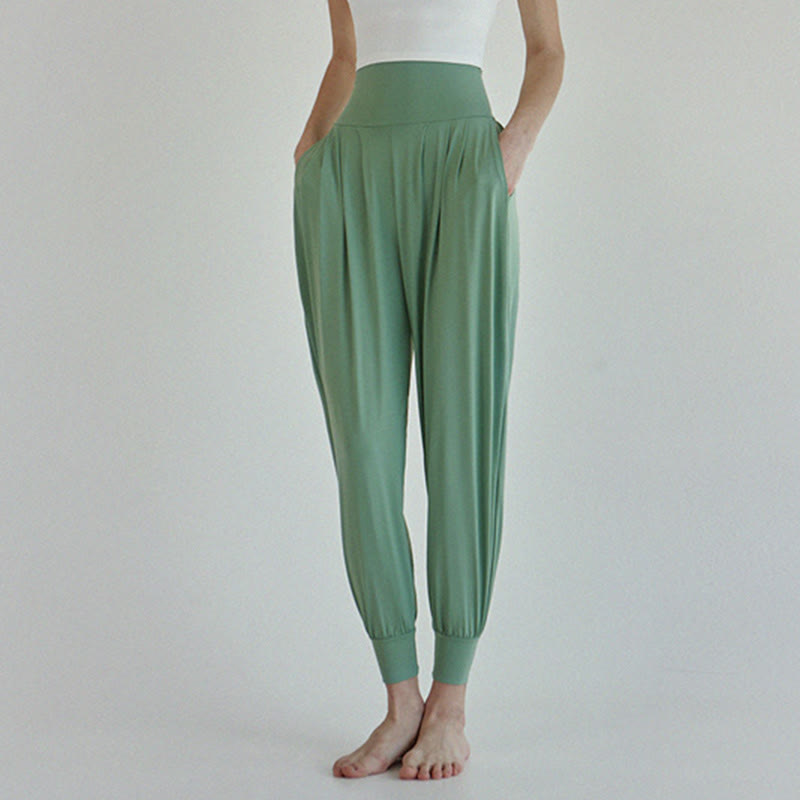 Pantalones Leica de talle alto, informales, de secado rápido y con bolsillos para mujer de Buddha Stones - image 33