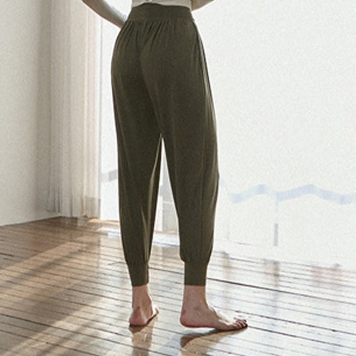 Pantalones Leica de talle alto, informales, de secado rápido y con bolsillos para mujer de Buddha Stones - image 4