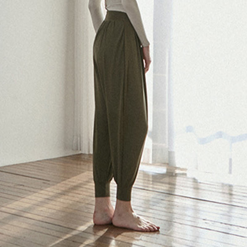 Pantalones Leica de talle alto, informales, de secado rápido y con bolsillos para mujer de Buddha Stones - image 5