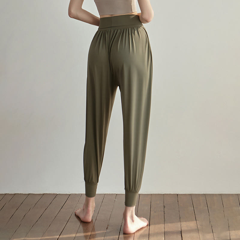 Pantalones Leica de talle alto, informales, de secado rápido y con bolsillos para mujer de Buddha Stones - image 7